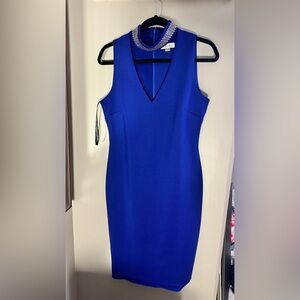 Calvin Klein Royal Blue Midi Dress